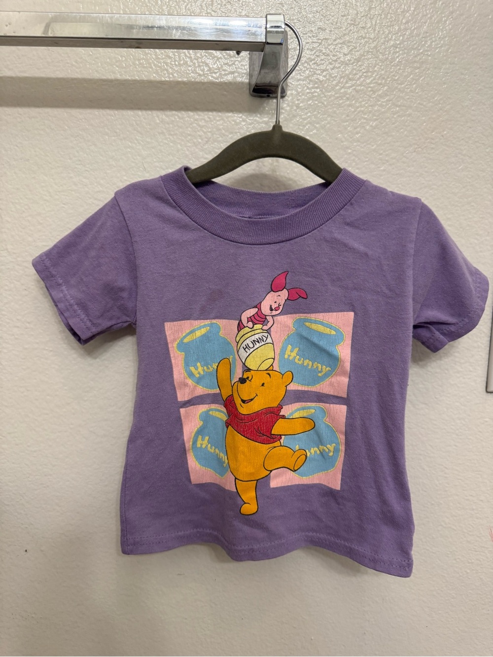 Purple Winnie the Pooh Graphic Tee for Kids